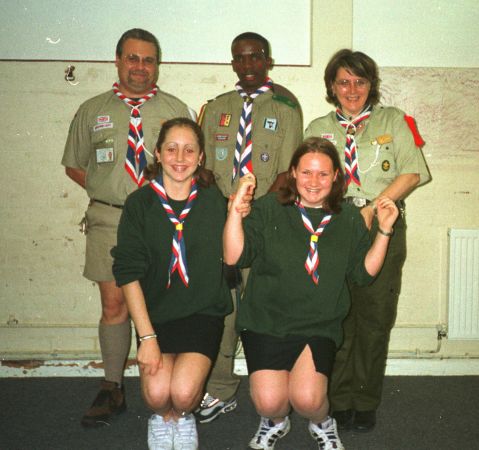 Eria with BP Scouts Mansfield