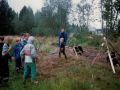 1995 Chris and Cubs in Russia
