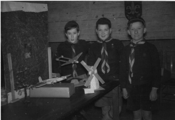 1957 Model Competition Cubs Chris  John Halifax  Robin Williams