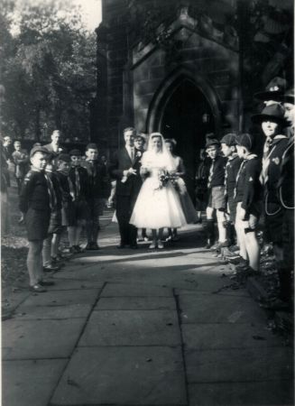 1958 Marriage of 5th Barnsley Cub Leader at St Marys